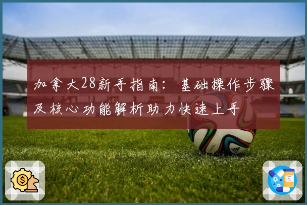 加拿大28新手指南：基础操作步骤及核心功能解析助力快速上手